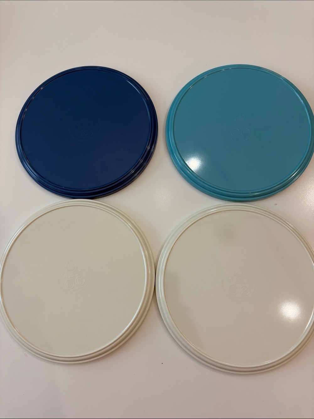 Disney Melamine Plate Set - Blue and Cream Accents - Picture 6 of 7